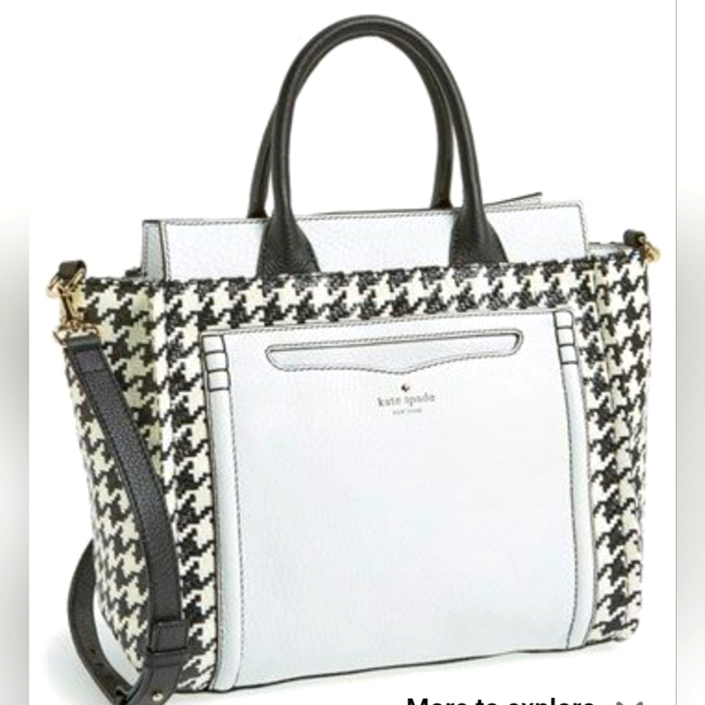 Kate Spade Designer marcella straw tote PURSE HABDBAG